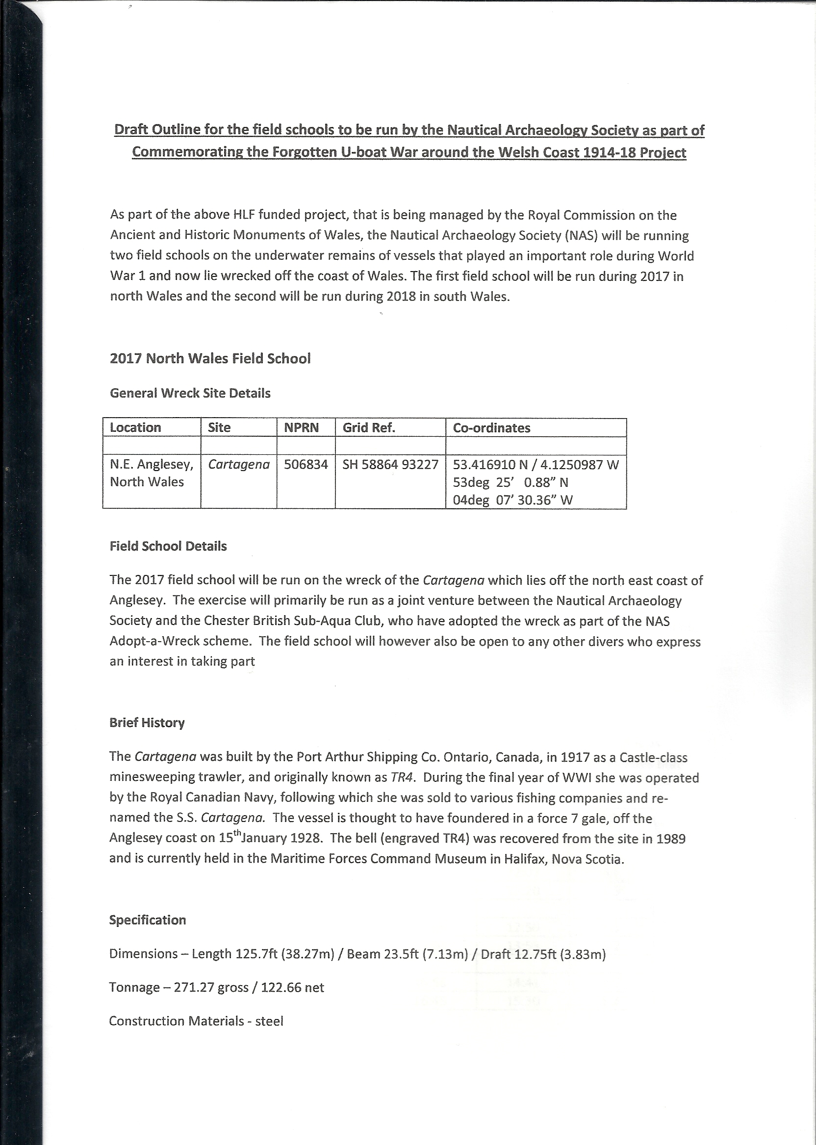 RCAHMW Report - 2016